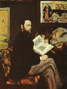 Portrait of Emile Zola Edouard Manet